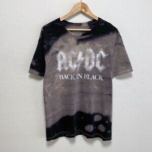 Curvy Sz 1X! AC/DC Tie-Dye Graphic Tee | Bandcore Rock Capsule Essential